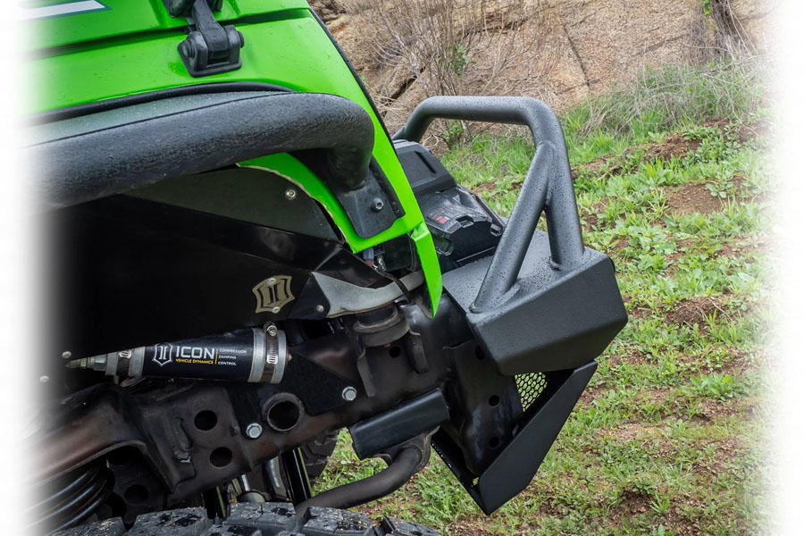 Turn Offroad Front Bumper w/ Welded Bull Bar and Skid Plate - JK/JL/JT