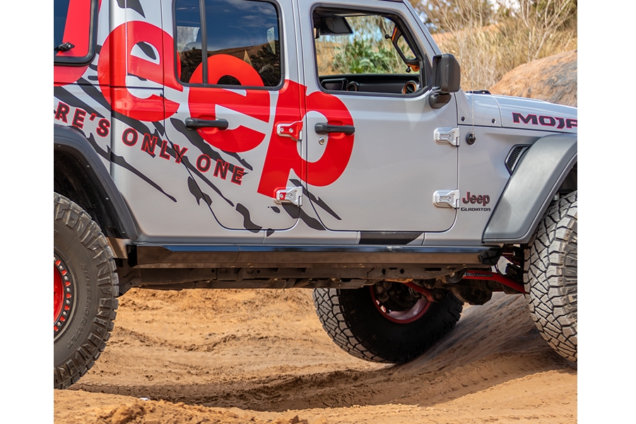 Savvy Offroad Krawler Lite Bolt-On Slider Kit - Bare - JT 