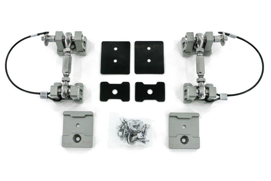 Combat Off Road Billet Aluminum Hood Latch Set - Raw - JK/JL/JT