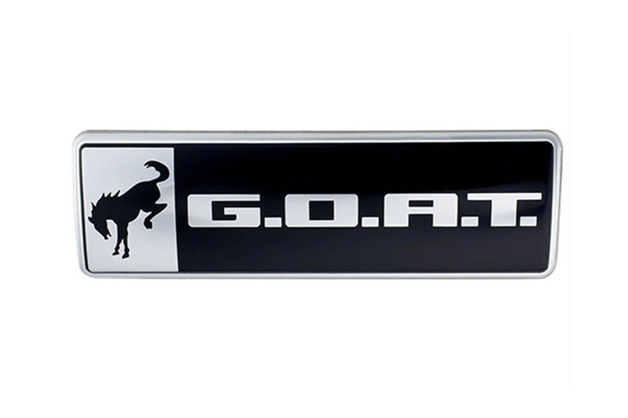 Ford Performance Parts G.O.A.T. Badge - Black/Chrome - Bronco & Bronco Sport 2021+