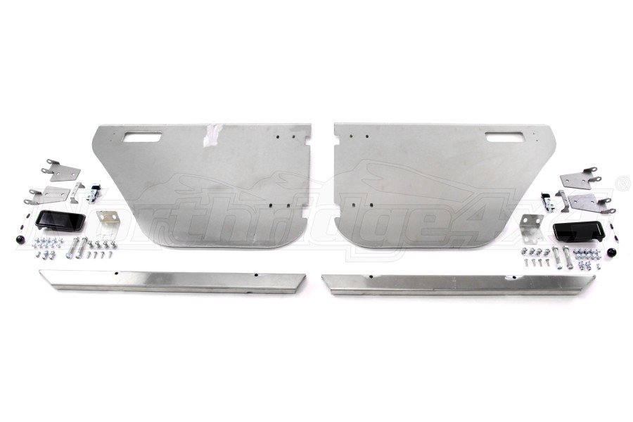 Jeep Jk 4dr Savvy Offroad Aluminum Rear Half Doors Jeep