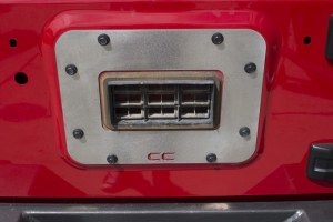 Crawler Conceptz Vent Cover w/License Plate Mount - JK 2007-11