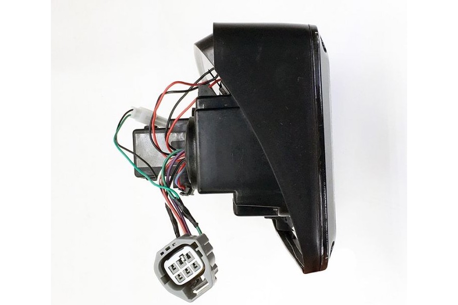 Quake LED 6in x 8in 25w Tail Lights Smoked Lens - JK