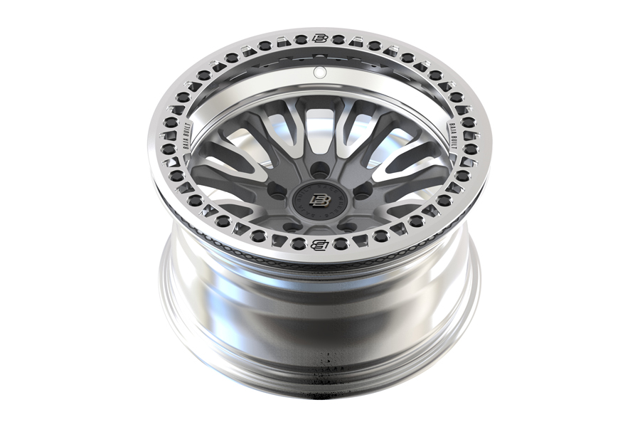 Baja Built RENEGADE Cast Beadlock Wheel, 17x9 5x5 -38mm - Machined  - JT/JL/JK