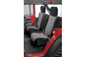 Rugged Ridge Rear Seat Cover Black/Grey - JK 2dr