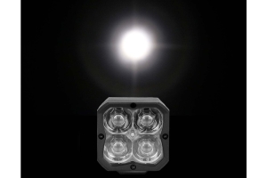 XK Glow 2pc XKchrome 20w LED Cube Light w/RGB Accent Light Kit w/Controller- Spot Beam