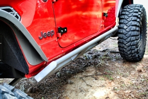 Motobilt Frame Mounted Rocker Guards - Bare - JL 4Dr