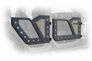 DV8 Offroad Rock Doors w/Perforated Aluminum Mesh - JT/JL 4dr