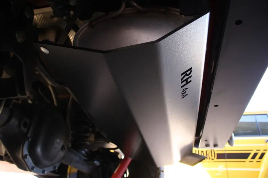 Rock Hard 4x4 Muffler Skid Plate - JL
