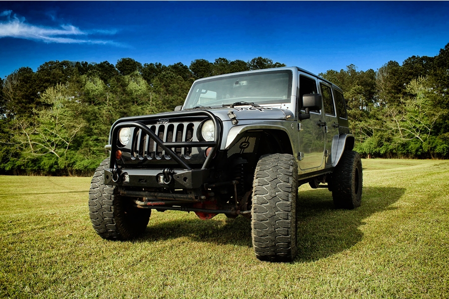 Motobilt Crusher 4in Front Fender Flares - Bare - JK   