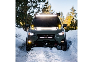 Rigid Industries 360-Series SAE Fog Lights, Amber/White - Pair