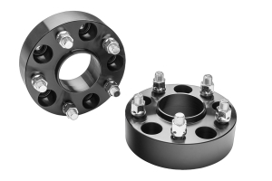 Rugged Ridge 1.75in Wheel Spacers, 5x5 - Black - JT/JL