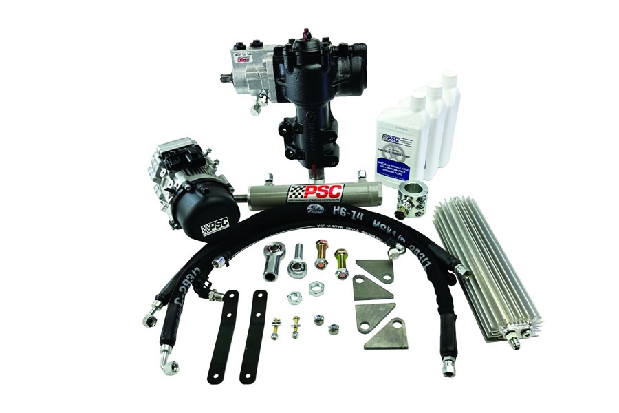 PSC Cylinder Assist EHPS Steering Kit for Aftermarket Front Axle 675in