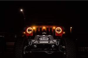 DV8 Offroad Amber LED Grille Lights - JL