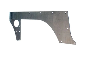 Motobilt Competition Cut Corner Guards, Bare Steel - Pair  - YJ 