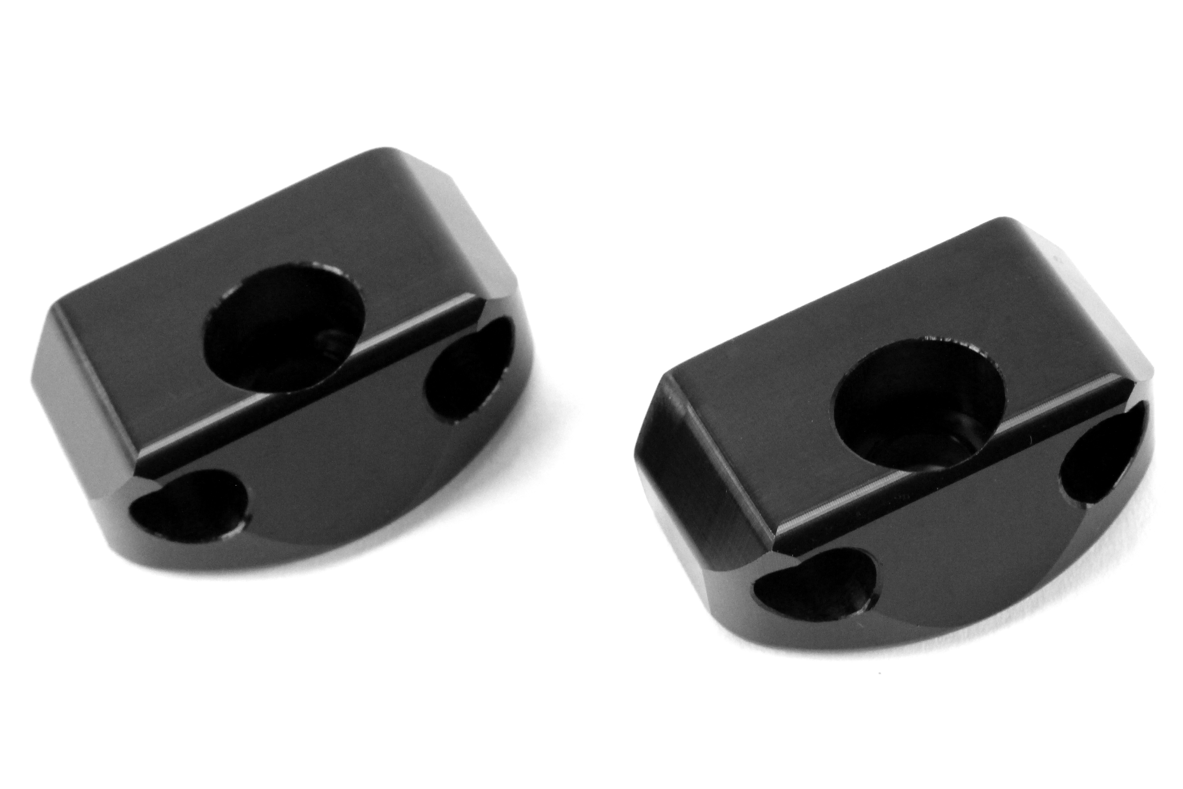 Carolina Metal Masters Billet Knuckle Grab Handles Front Black - JK