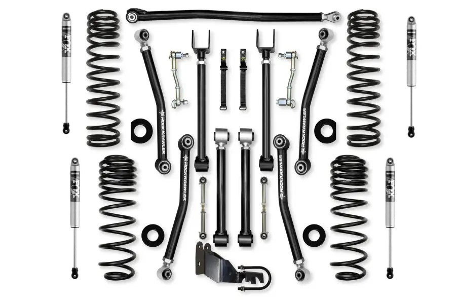 Rock Krawler 3.5in  Adventure X Mid Arm Lift Kit w/ Shocks Options - JL 4dr
