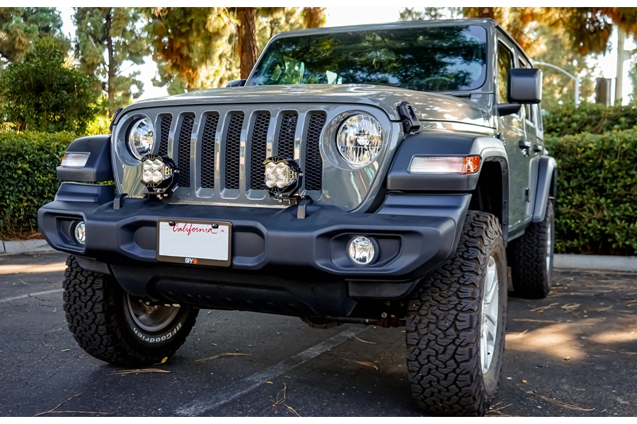Baja Designs Dual LP4 Series LED Light Kit w/ Upfitter Harness - JT/JL w/ Plastic Bumper