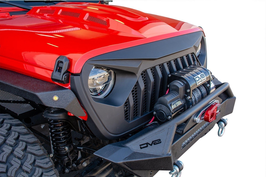 DV8 Offroad Replacement Grille - Black - JT/JL 
