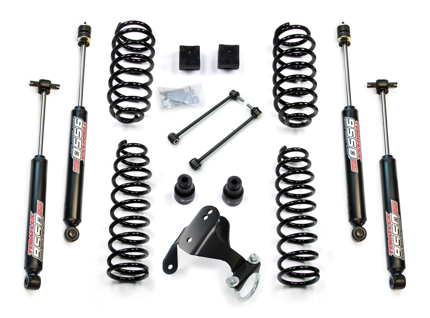 Teraflex 2.5in Coil Spring Base Lift Kit & 9550 VSS Twin-Tube Shocks - JK 2dr
