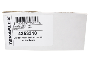 Teraflex Brake Line Kit Front 26in - JK