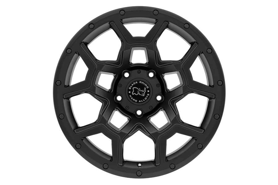 Black Rhino Overland Wheel, 17x9.5 5x5 - Matte Black - JT/JL/JK