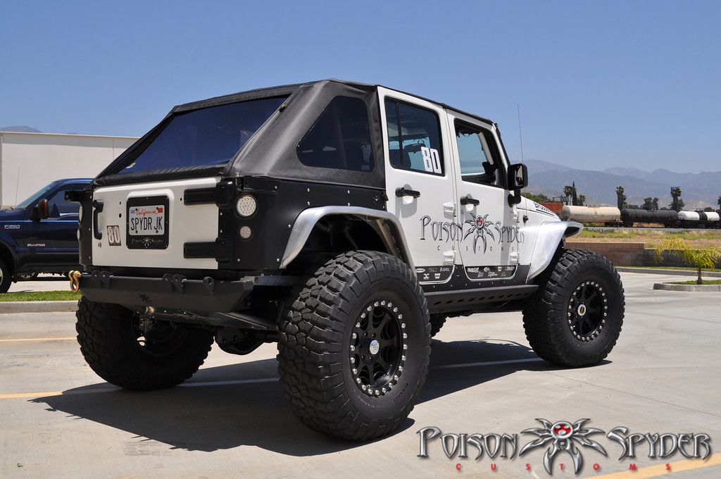 Poison Spyder Standard Width Rear Crusher Flares Aluminum - JK
