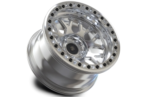 Baja Built Lite Brite Outlaw Forged Beadlock Wheel, 17x9 5x5 -12mm - Machined  - JL/JT/JK