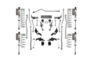 Rubicon Express 1.5/2.5in Extreme Duty 4-LINK Long Arm Lift Kit with Piggyback Reservoir Shocks - JL 4dr