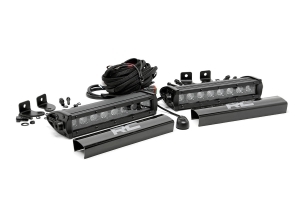 Rough Country 8in Black Series Single Row Light Bars