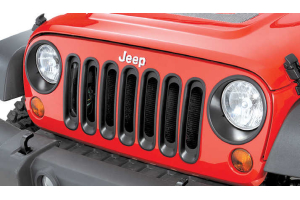 Rugged Ridge Headlight Bezels Black - JK