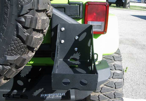 Ace Engineering Jerry Can Holder Black - JK/TJ