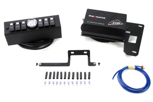 SPOD 6 Switch W/ Air Gauge And Double LED Switches & Source System Blue - JK