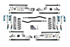 Evo Manufacturing 3.5in High Clearance PLUS Long Arm Lift kit w/ Comp Adjuster Shocks - JL 4Dr