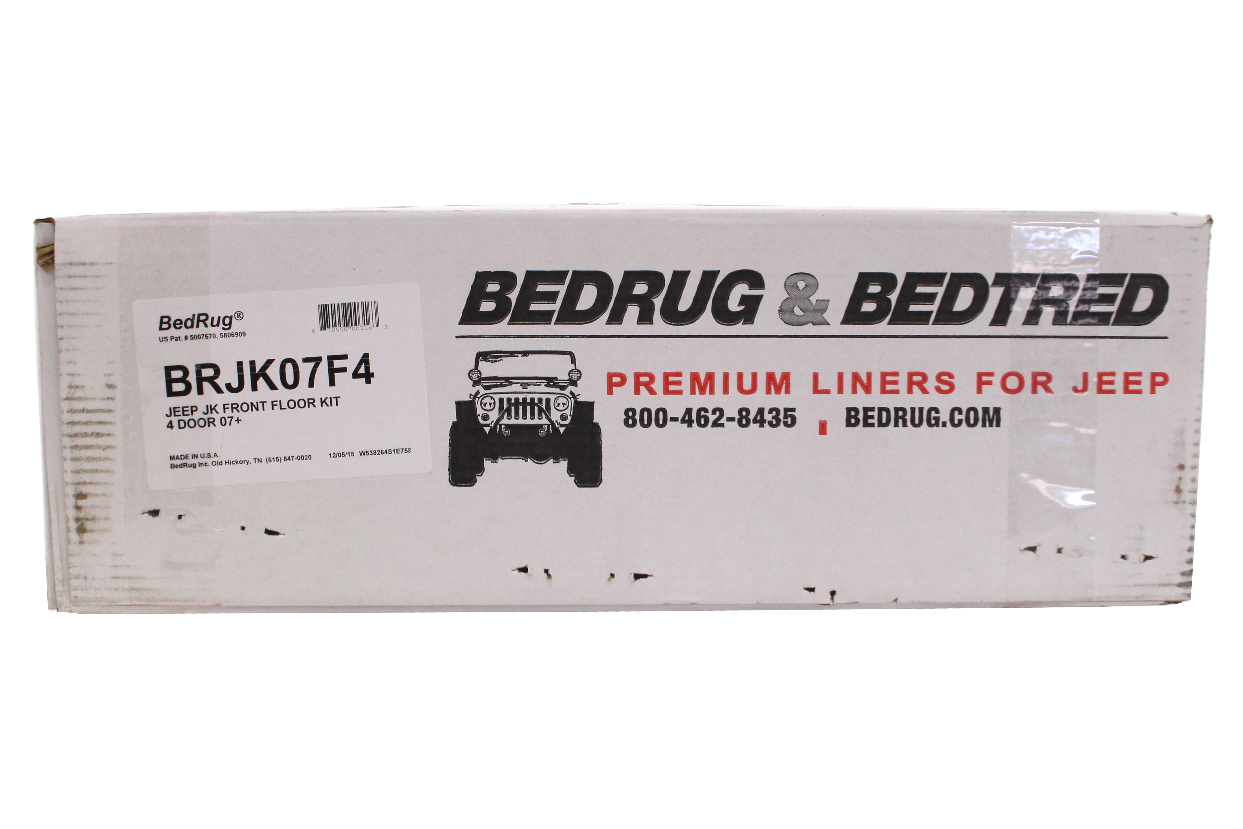 Bedrug Front Floor Kit - JK 4dr
