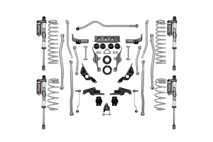 Rubicon Express 3.5/4.5in Extreme Duty 4-LINK Long Arm Lift Kit with Piggyback Reservoir Shocks - JL 4dr