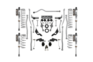 Rubicon Express 3.5/4.5in Extreme Duty 4-LINK Long Arm Lift Kit with Piggyback Reservoir Shocks - JL 4dr