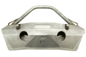 Crawler Conceptz Ultra Series Front Bumper w/Recessed Winch Mount, Bar and Tabs Bare - JK