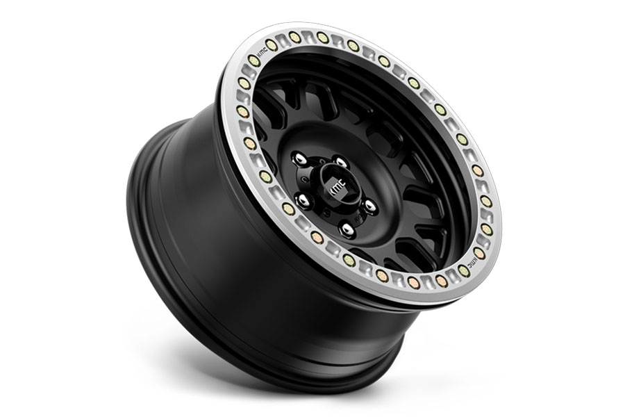 KMC Wheels KM234 Grenade Desert Beadlock Wheel 20x9 8x6.5 -12 mm - Black - JT/JL/JK
