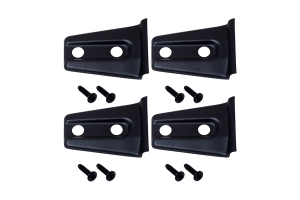 Kentrol 4-Pieces Door Hinge Overlays - Textured Black  - JK 2Dr