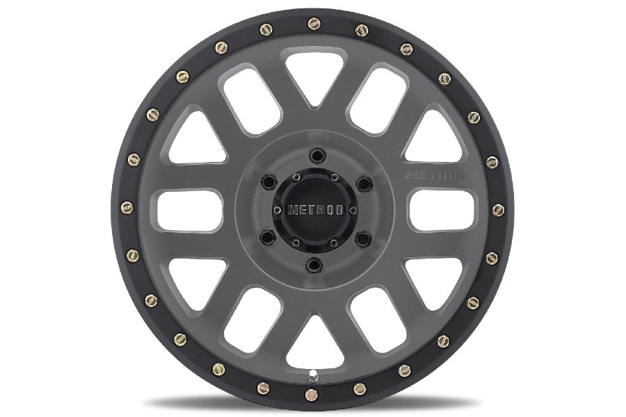 Method Race Wheels 309 Grid Series Wheel 18x9.0 6x5.5 Titanium Matte Black Lip - Bronco 2021+