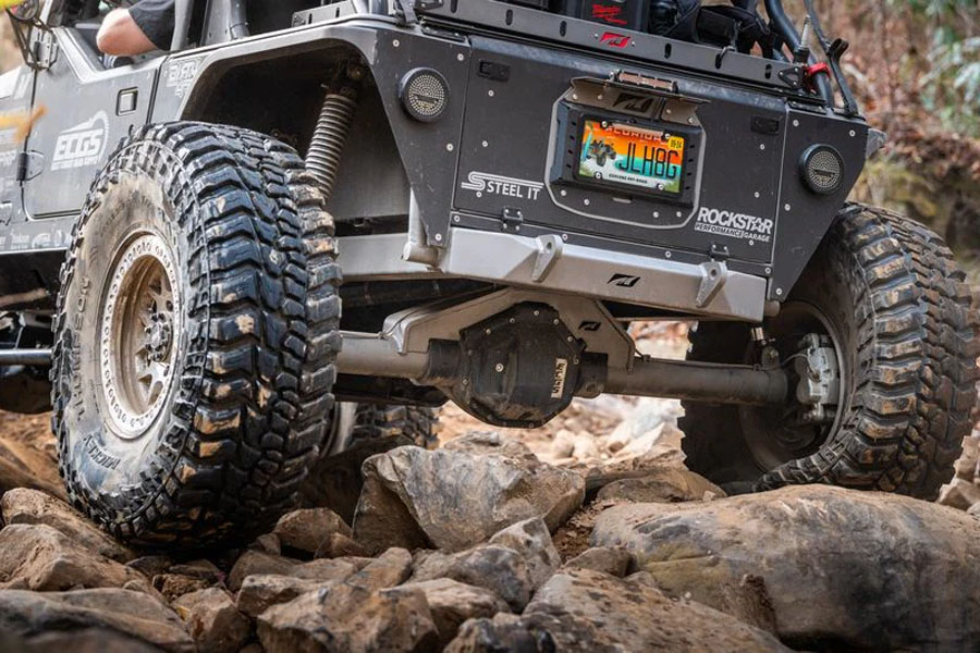 Motobilt Back Half Frame Kit - Bare Steel - TJ 