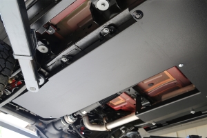Rock Hard Complete Bellypan Skid Plate System w/Dual Crossmembers- Steel - JL 3.6L 4dr
