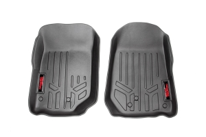 Rough Country Heavy Duty Floor Mats Front Set - JK 2007-13