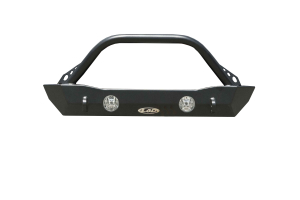 LOD Destroyer Shorty Front Bumper w/ Bull Bar - Black Powder Coated  - JT/JL