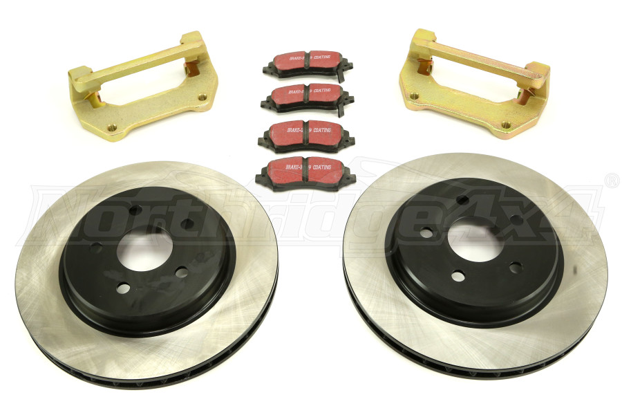 Dynatrac Progrip Performance Brake System Front Jeep Rubicon 2007 2018 Jk44 1x1125 A Northridge4x4