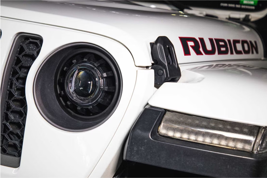 Morimoto Super7 Headlights and Tail Light Combo - Red - JL
