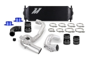 Mishimoto Performance Intercooler Kit, Black Core, Silver Pipes - Bronco 2021+