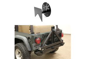 Rock Hard 4x4 Rear Bumper w/ License Plate Relocation Bracket - LJ/TJ/YJ/CJ