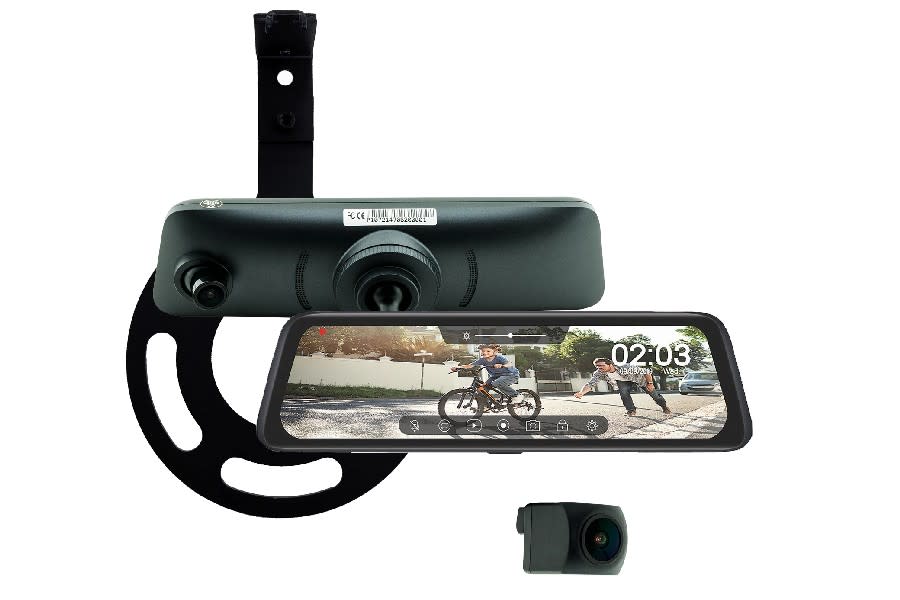 Stinger Off-Road Backup Camera/Rearview Mirror Full Screen Monitor Kit w/Built-in DVR - JK/JL